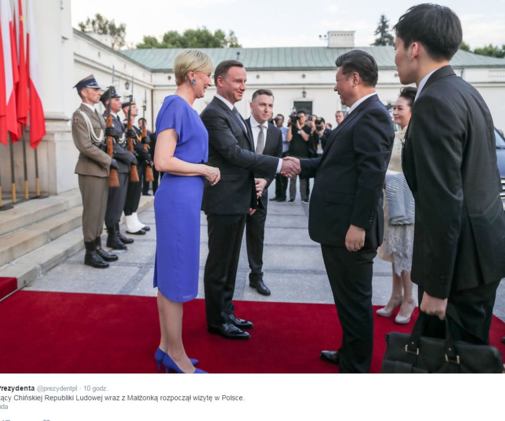 Prezydent Chin w Polsce