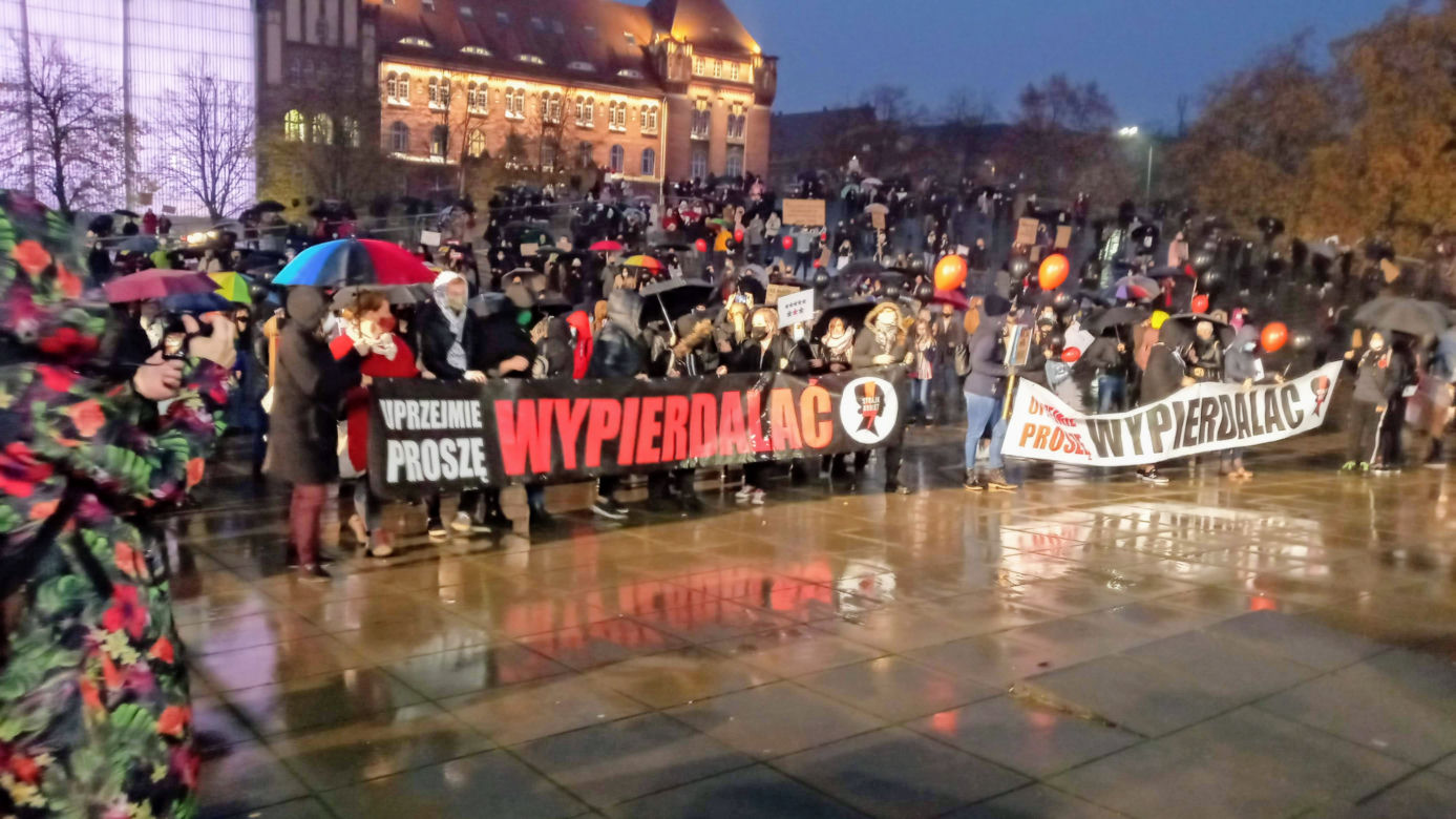 Protest kobiet w Szczecinie - 30.10.2020