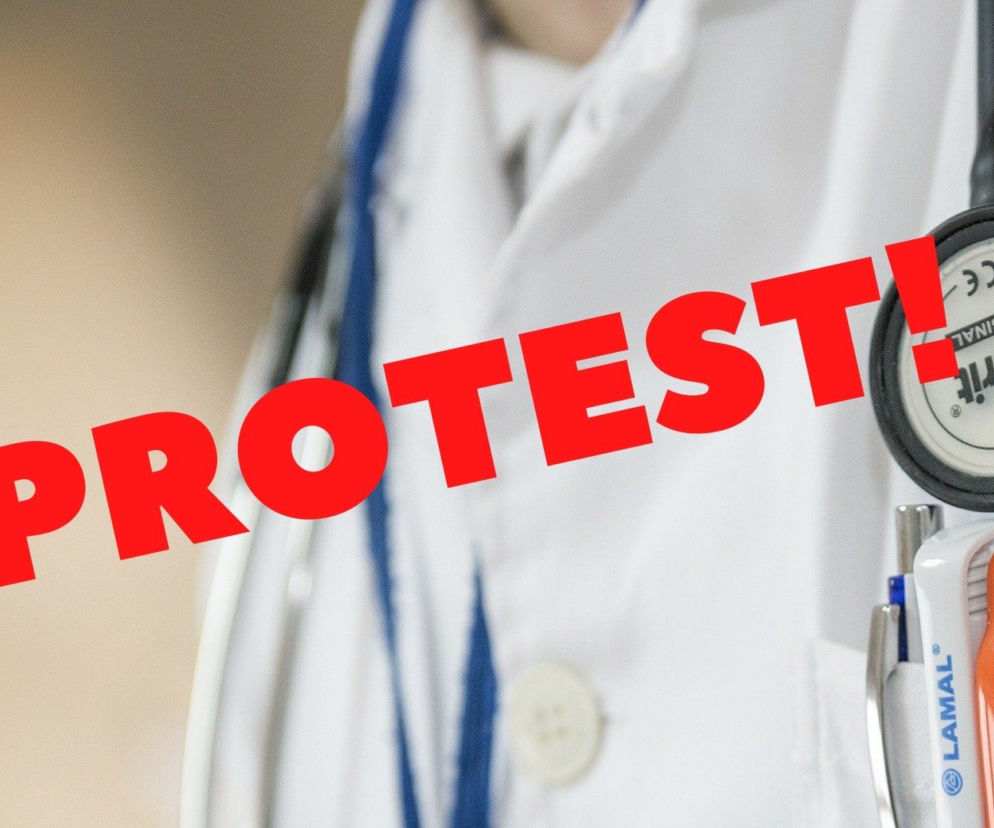 Protest służby zdrowia