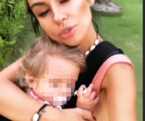 Natalia Siwiec na Bali z córeczką