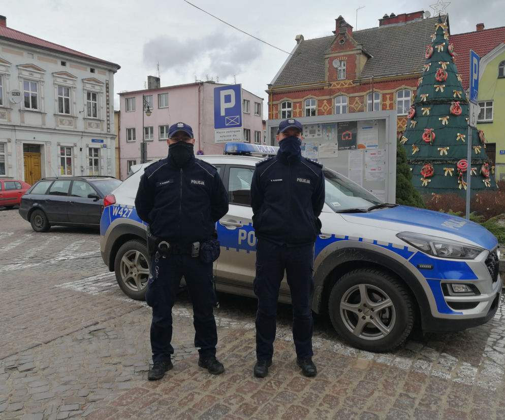 Policjanci z Maszewa uratowali mężczyznę chorego na cukrzycę