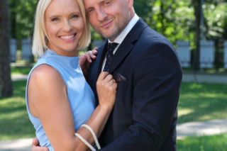 M jak miłość nowy sezon. Dorota (Iwona Rejzner), Bartek (Arkadiusz Smoleński)