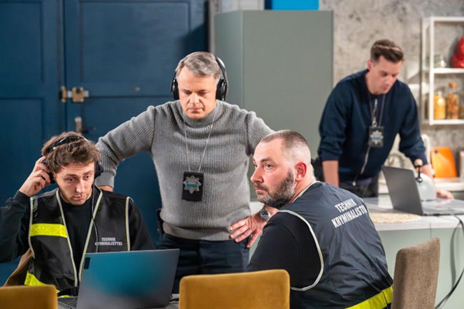 Pierwsza miłość, odcinek 4149. Piotrek (Michał Mikołajczak), Hubert (Rafał Szałajko)