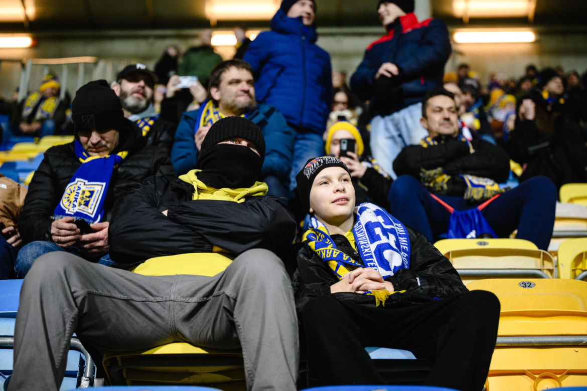 Arka Gdynia - Lechia Gdańsk: Zdjęcia kibiców z derbów Trójmiasta w ramach 23. kolejki PKO BP Ekstraklasy