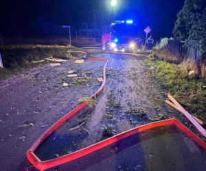 Wybuch gazu w domu jednorodzinnym