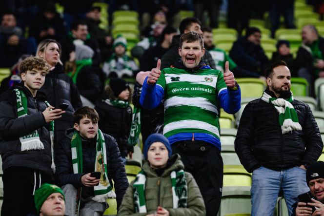 Lechia Gdańsk - Górnik Zabrze, zdjęcia kibiców i zawodników z meczu 18, kolejki PKO BP Ekstraklasy