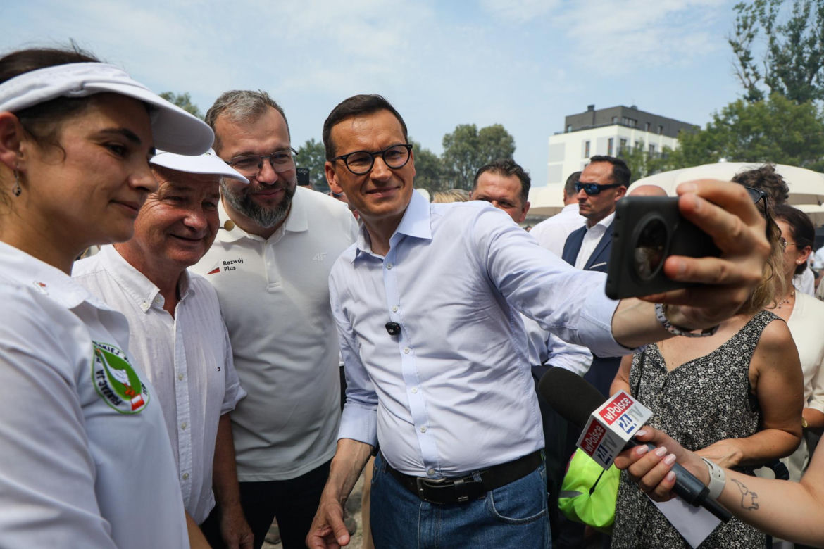 Tak grillował Morawiecki