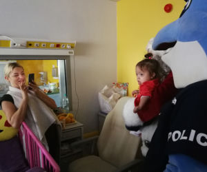Świąteczny konwój odwiedził chore maluchy w Wojewódzkim Szpitalu Dziecięcym w Bydgoszczy!