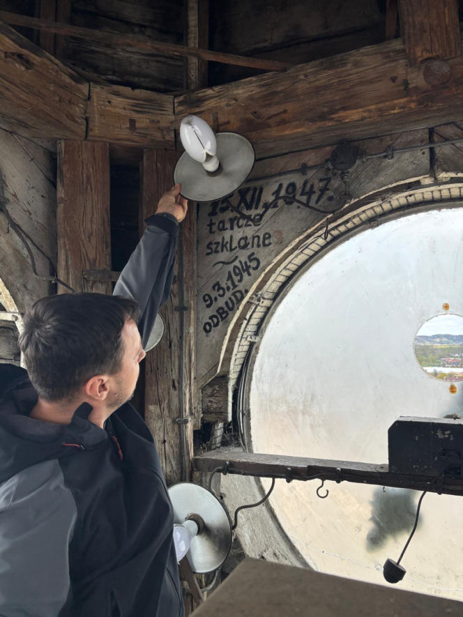 Byliśmy na szczycie wieży ratuszowej