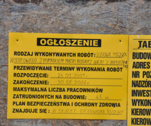 Budowa posągu Matki Boskiej w Konotopiu