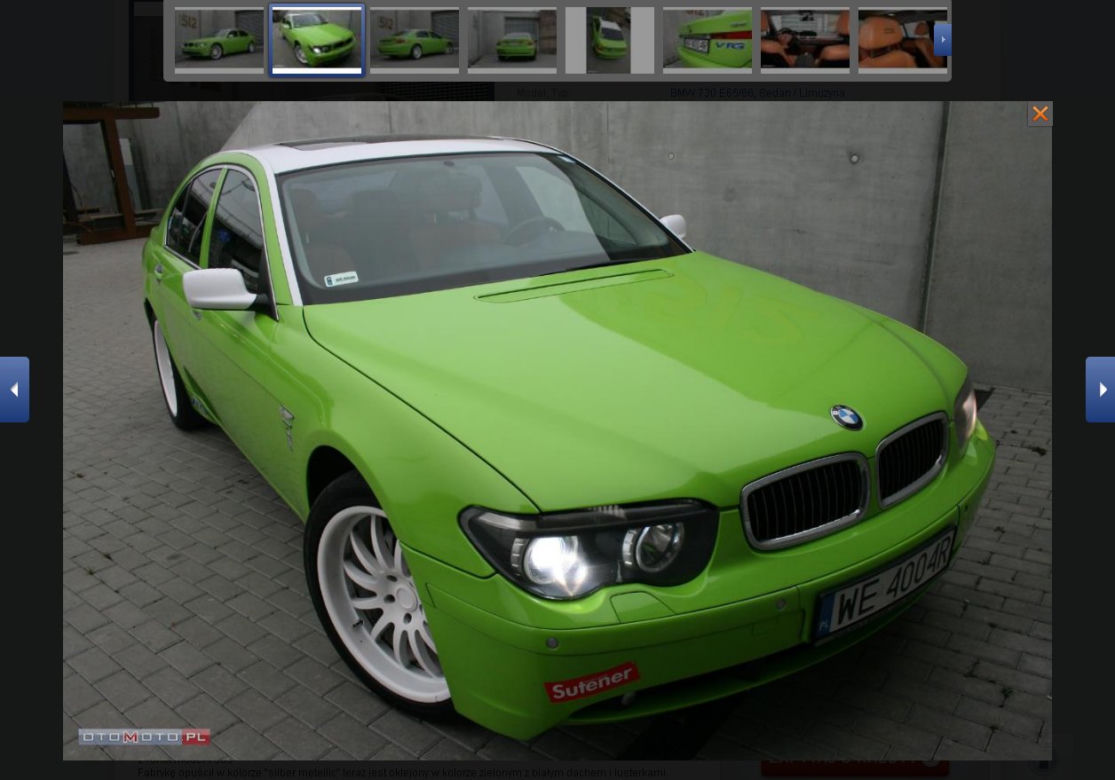 raper Tede sprzedaje swoje BMW 730