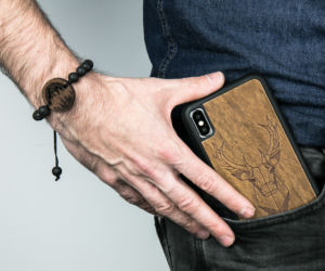 Drewniane etui na telefon