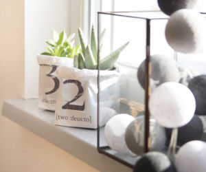 DIY: papierowa torba osłonka na doniczkę