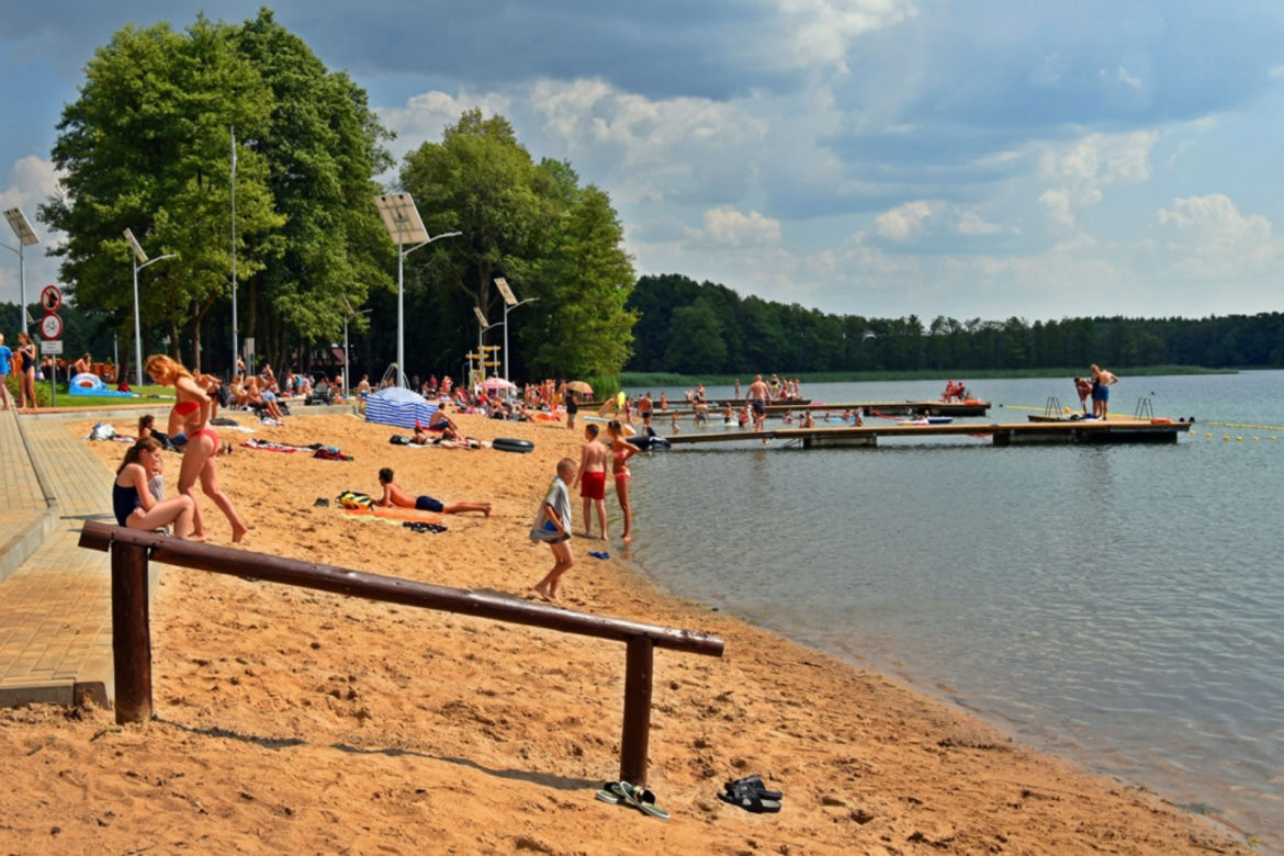 Swobodna Kąpielisko Miejskie nad jeziorem Limajno (powiat olsztyński)