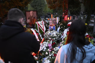 Tak wygląda grób Jacka Magiery po pogrzebie