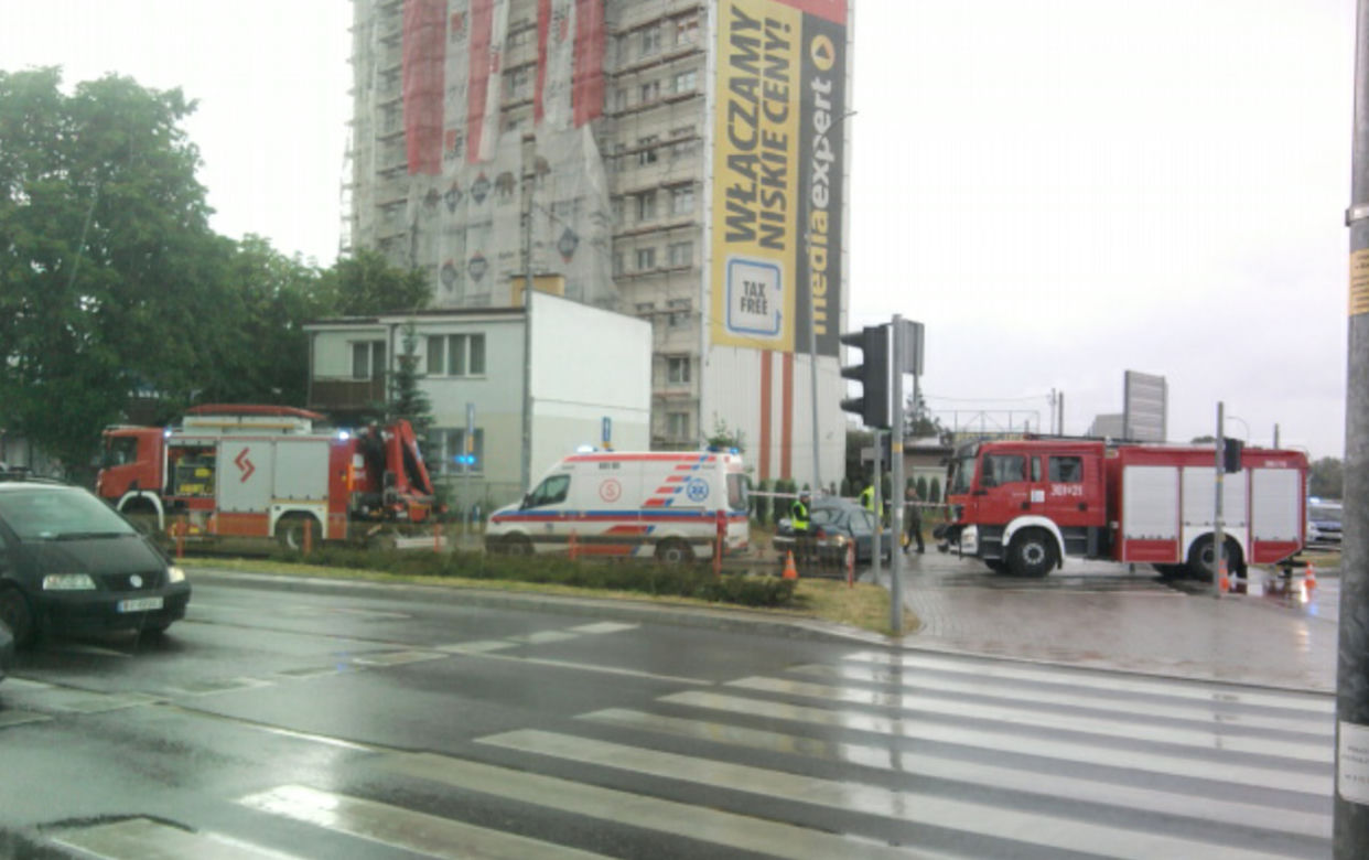 Białystok. Wypadek na ul. Wasilkowskiej. Dwie osoby ranne