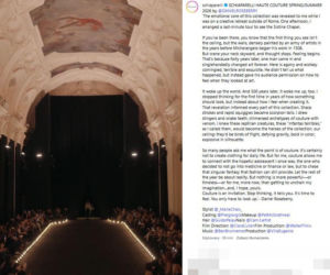 Tłum gwiazd  na pokazie Schaparelli