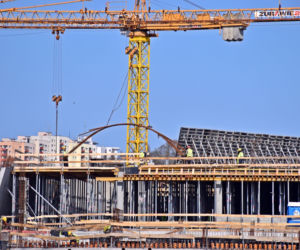 Budowa Fabryki Wody - kwiecień 2021