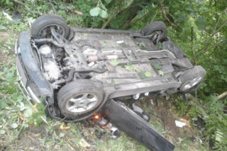 Wypadek na DK 19 pod Bielskiem Podlaskim. Z mini coopera prawie nic nie zostało [ZDJĘCIA]
