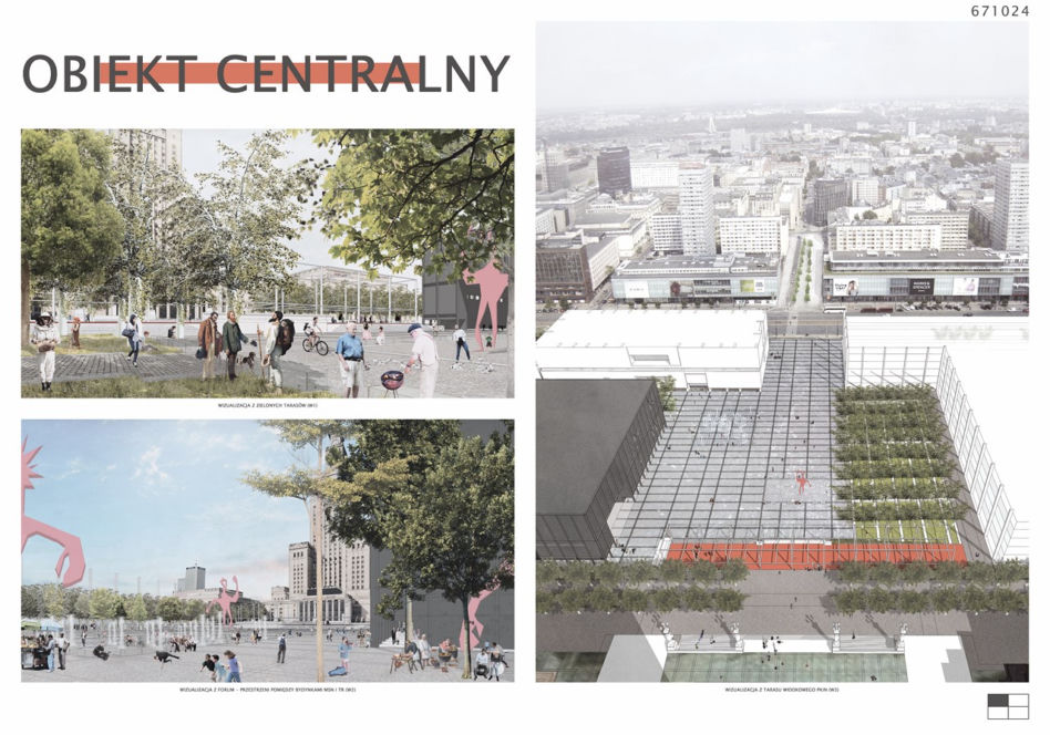 Plac Centralny – wyniki konkursu na nowy plac przed Pałacem Kultury