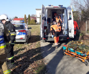 Skrajnie wycieńczoną kobietę uratowali tarnowscy policjanci