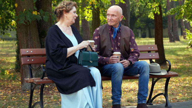 Barwy szczęścia odc. 3327. Józefina Rawiczowa (Elżbieta Jarosik), Tolek Koszyk (Marek Siudym)