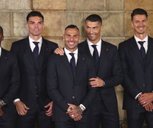 Cristiano Ronaldo i reprezentacja Portugalii przed wylotem na Mundial 2018
