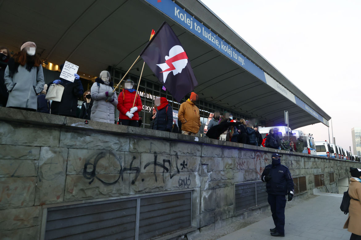 Strajk kobiet w Warszawie