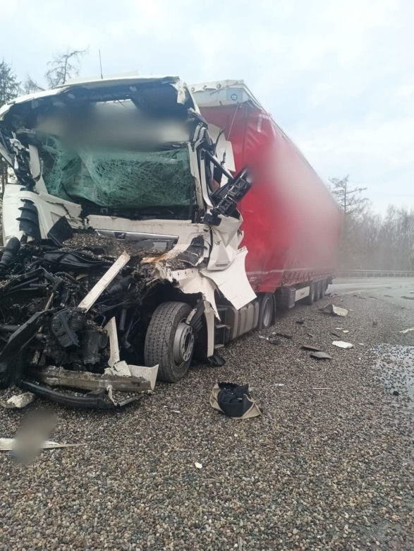 Wypadek na autostradzie A4 na wysokości Wysokiej