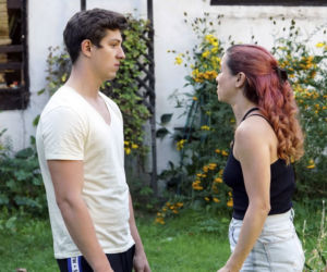 Barwy szczęścia, odcinek 1993. Mia (Maria Ruddick), Justin (Jasper Sołtysiewicz)