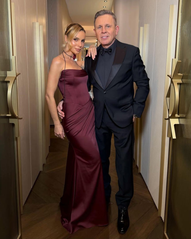 Izabela Janachowska z mężem