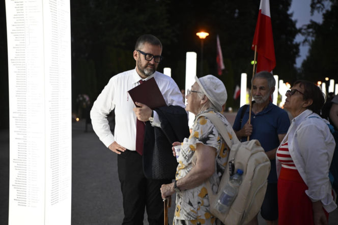 Uroczystości ku czci ofiar Rzezi Woli na Cmentarzu Powstańców Warszawy
