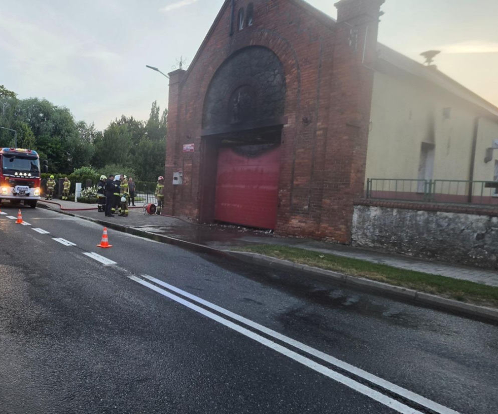 Pożar remizy OSP Witnica