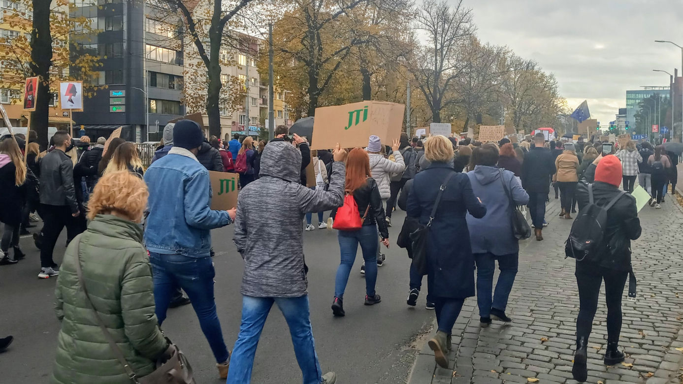 Protest kobiet w Szczecinie - 28.10.2020