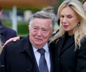 Na Wspólnej, odc. 4268. Włodek (Mieczysław Hryniewicz), Monika (Sylwia Gliwa), Sławek (Mariusz Słupiński)