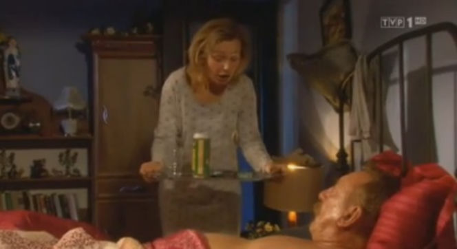RANCZO 7 sezon odc. 85. Solejukowa (Katarzyna Żak), Solejuk (Sylwester Maciejewski)