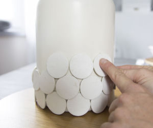 Wazon ceramiczny w stylu skandynawskim