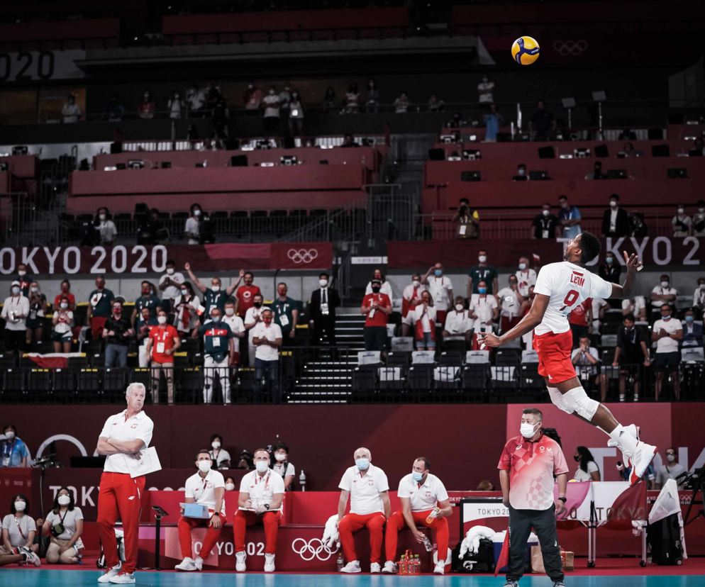 Siatkówka, igrzyska olimpijskie, Tokio 2020, Wilfredo Leon, Vital Heynen, trenerzy, ławka