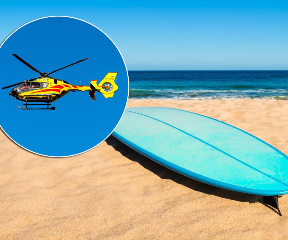 Zaginął 35-letni windsurfer w Chałupach. Deskę znaleziono na brzegu, poszukiwania trwały wiele godzin