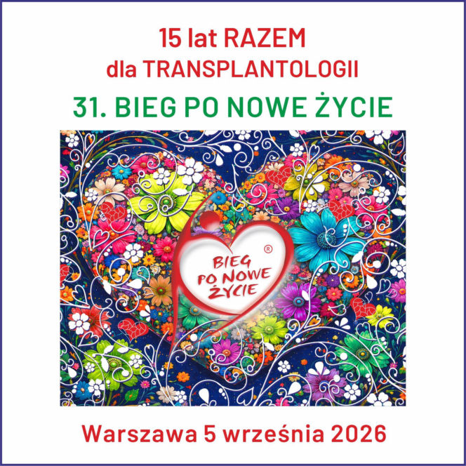 31. Bieg po Nowe Życie - Warszawa - 5 września 2026