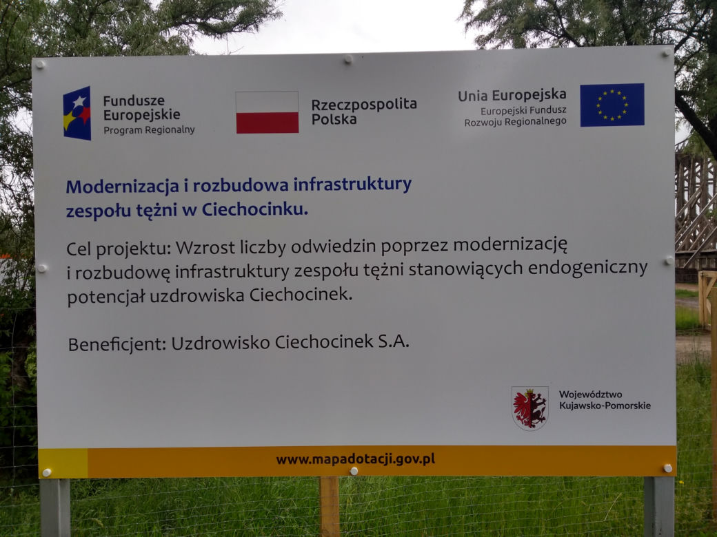 Remont tężni w Ciechocinku