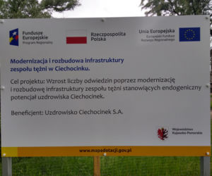 Remont tężni w Ciechocinku