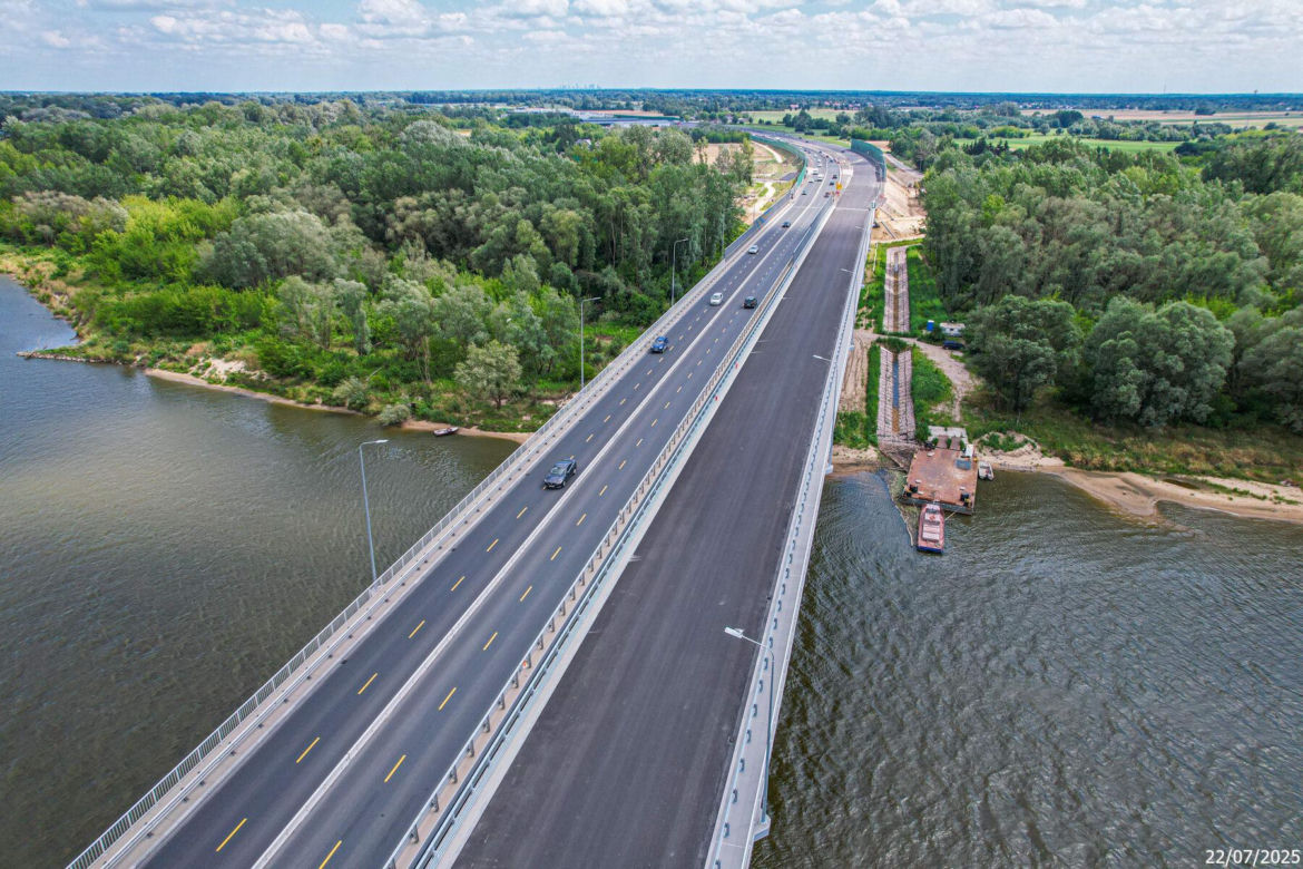 Budowa S7 Płońsk - Czosnów, odcinek od węzła Modlin do węzła Czosnów