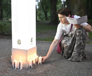 Uroczystości ku czci ofiar Rzezi Woli na Cmentarzu Powstańców Warszawy