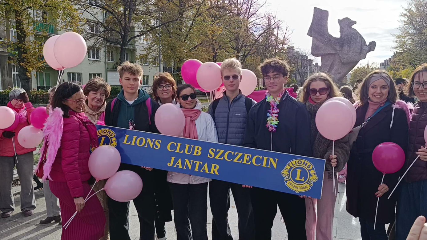 Marsz Różowej Wstążki w Szczecinie