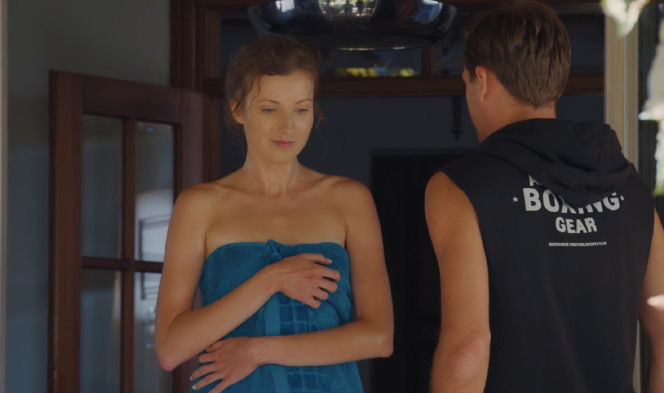 M jak miłość odc. 1902. Natalka (Dominika Suchecka), Adam Karski (Patryk Szwichtenberg)