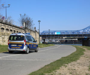 Przejmujący widok: Zamknięte Planty i bulwary nad Wisłą