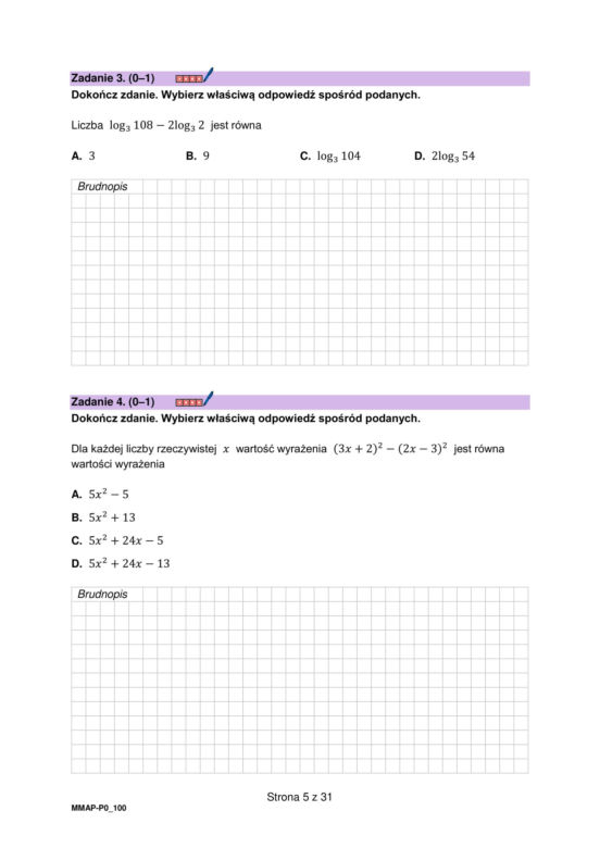 Matura 2025 - matematyka
