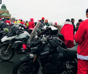 Motomikołaje przejechały ulicami Szczecina