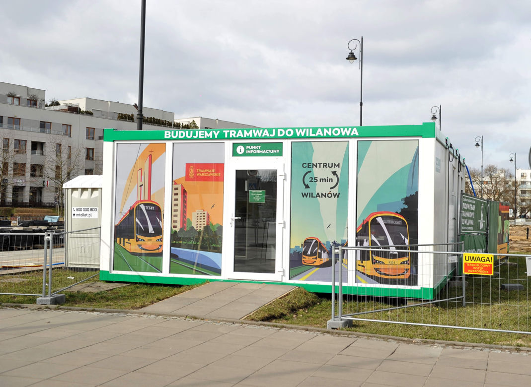 Tak wygląda budowa tramwaju do Wilanowa